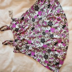Marina west bathing suit top with flowers 💐 great for pool or lake 😎